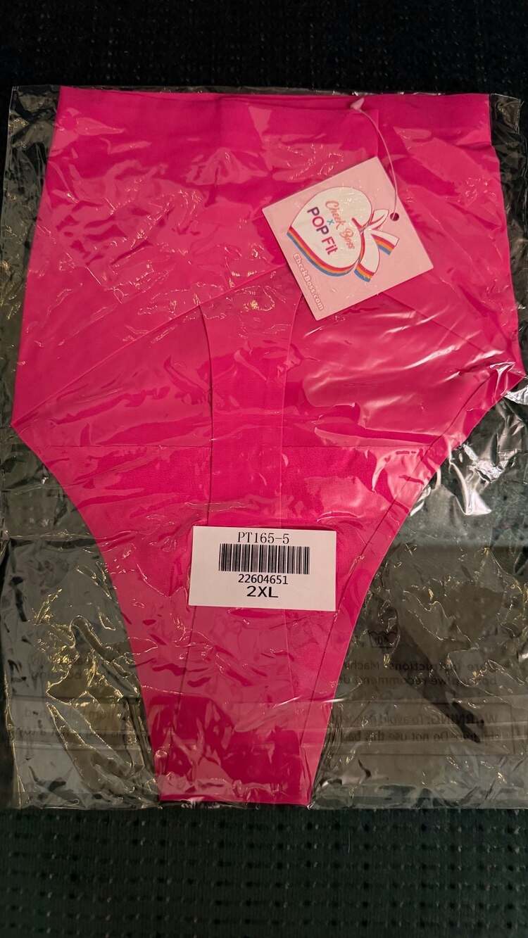 Cheek Boss x POP Fit Hot Pink Thong Women’s 2XL New in Package